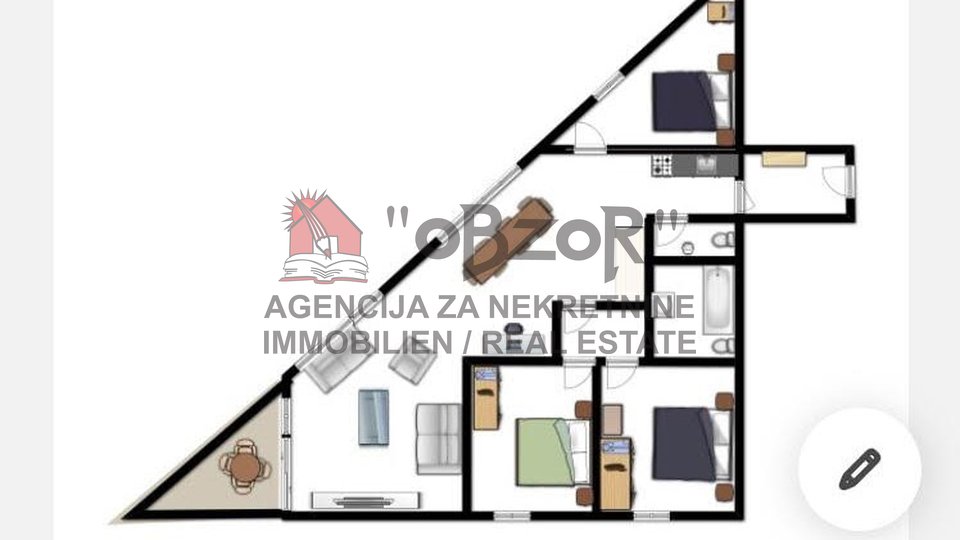 Apartment, 114 m2, For Sale, Zadar - Relja