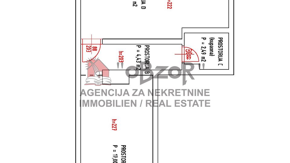 Commercial Property, 48 m2, For Rent, Zadar - Petrići
