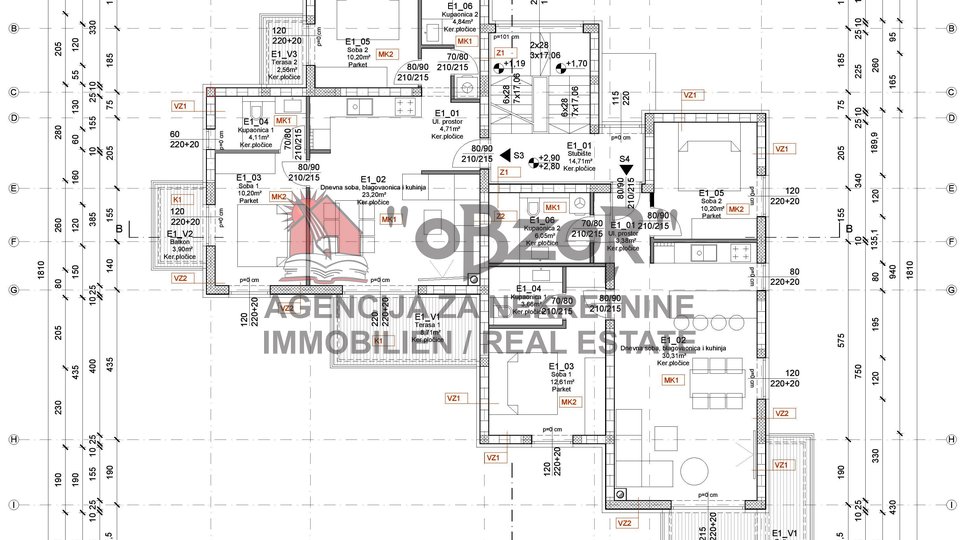 Wohnung, 64 m2, Verkauf, Zadar - Vidikovac
