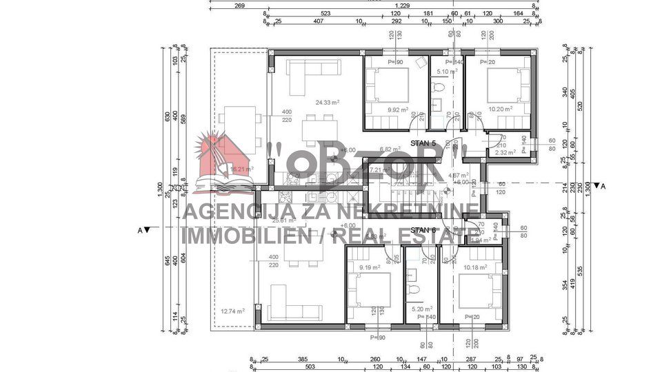 Apartment, 67 m2, For Sale, Povljana