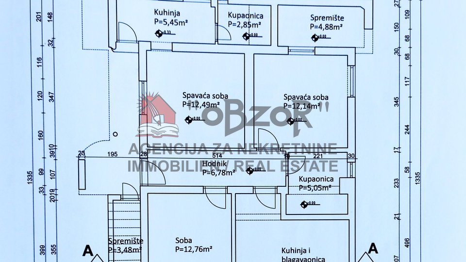 BIBINJE-Apartmanska kuća- DRUGI RED OD MORA