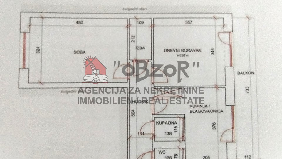 Appartamento, 53 m2, Vendita, Novi Zagreb - Trnsko