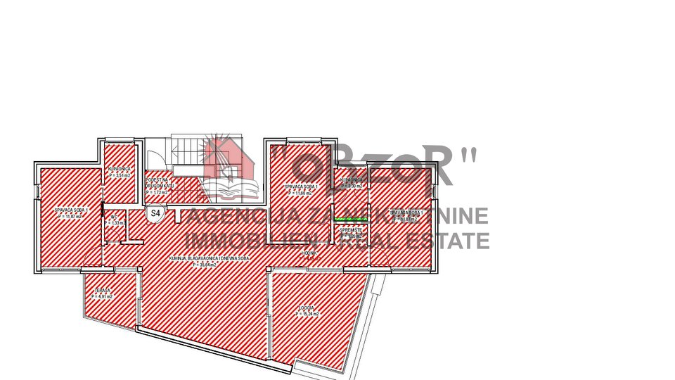 Petrčane-PUNTA RADMAN, Dreizimmerwohnung (106m2) + Dachterrasse (113m2) - NEUES GEBÄUDE