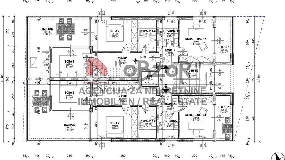 Povljana-Dvoetažan stan (S5) PENTHOUSE - PRVI RED DO MORA