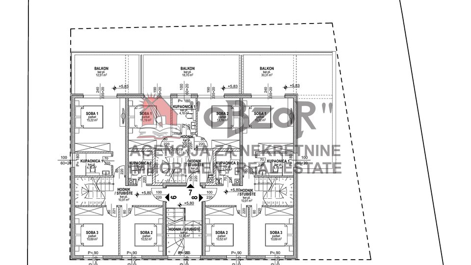 POVLJANA- Dvoetažan apartman (S6) 127,61m2 - NOVOGRADNJA